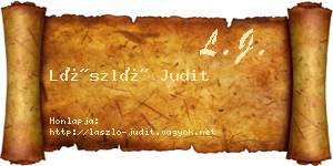László Judit névjegykártya